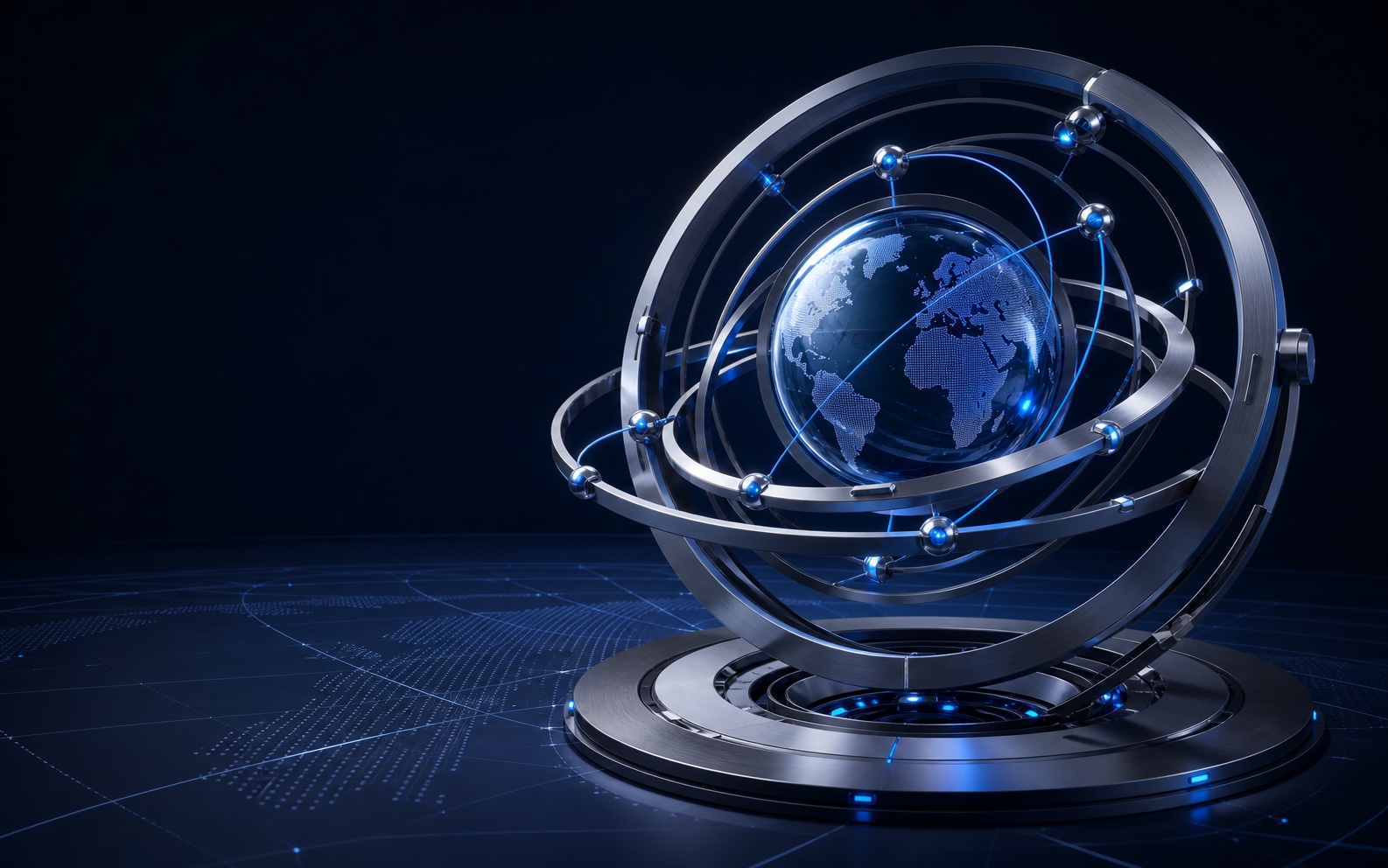 Precision global event signal instrument with illuminated routes